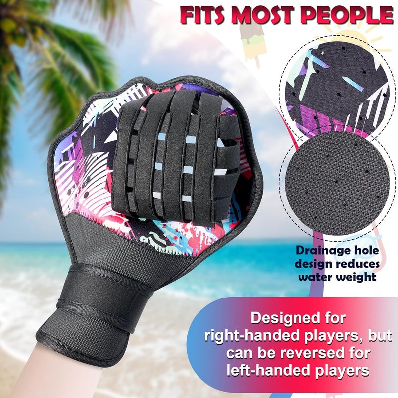 Strdfeve Water Ball and Gloves Set,Water Bouncing Balls Catch Mitt,Pool Baseball Catching Mitt for Beach Games,Play Catch Skip Ball and Glove - Image 4